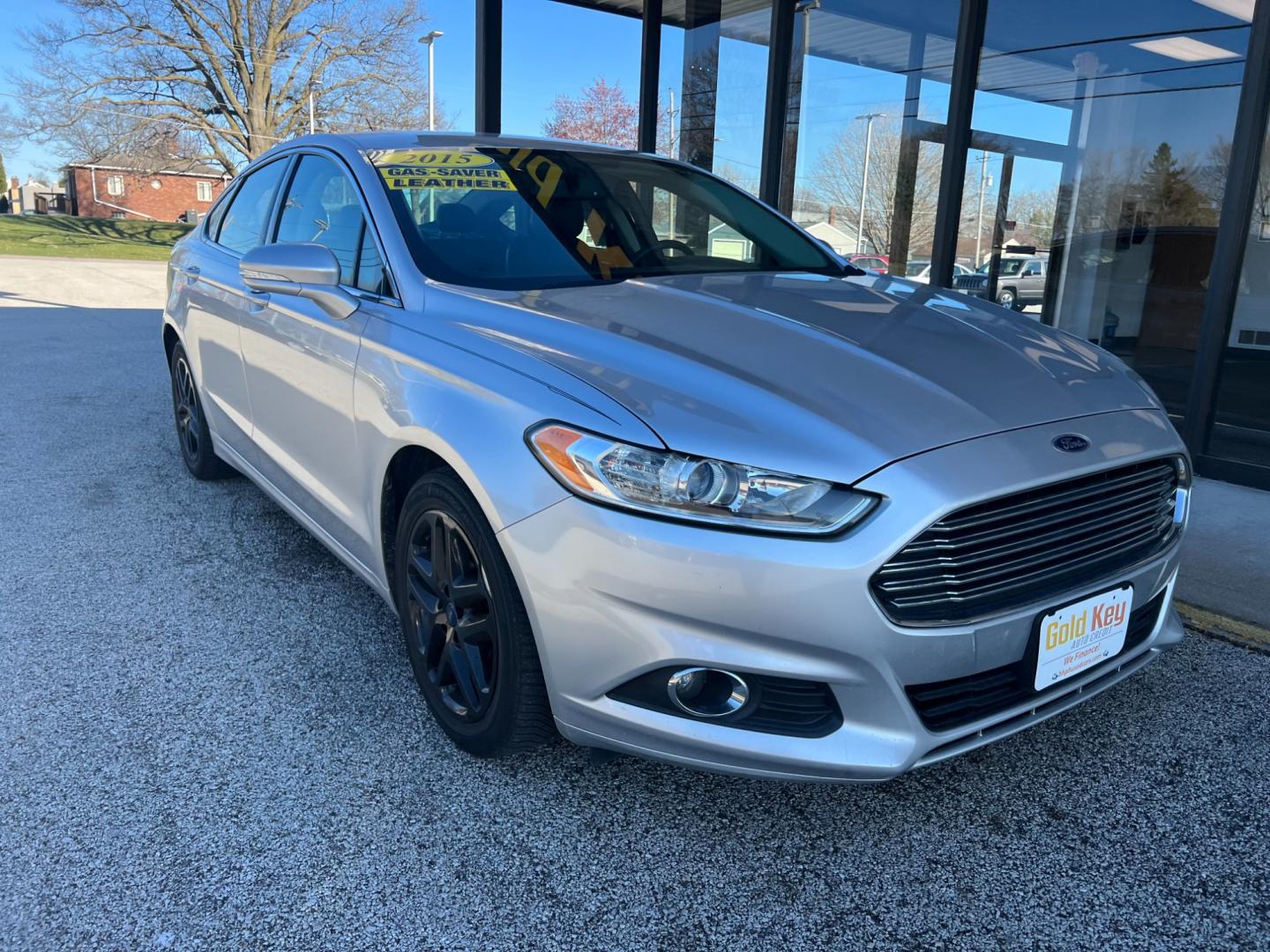 2015 Ingot Silver Ford Fusion SE (3FA6P0HD7FR) with an 1.5L L4 DOHC 16V engine, 6-Speed Automatic transmission, located at 1633 W Kimberly, Davenport, IA, 52806, (563) 323-5341, 41.559456, -90.598732 - Photo#1